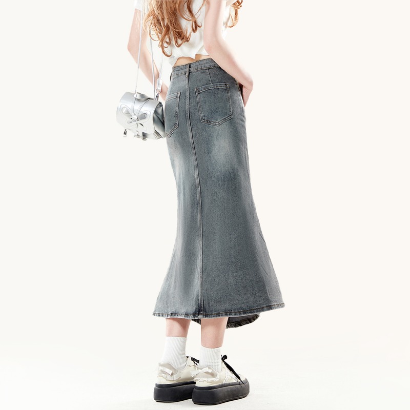 Falda Larga Vaquera Vintage Am - Denim Skirt Midi Vintage reseña y precio