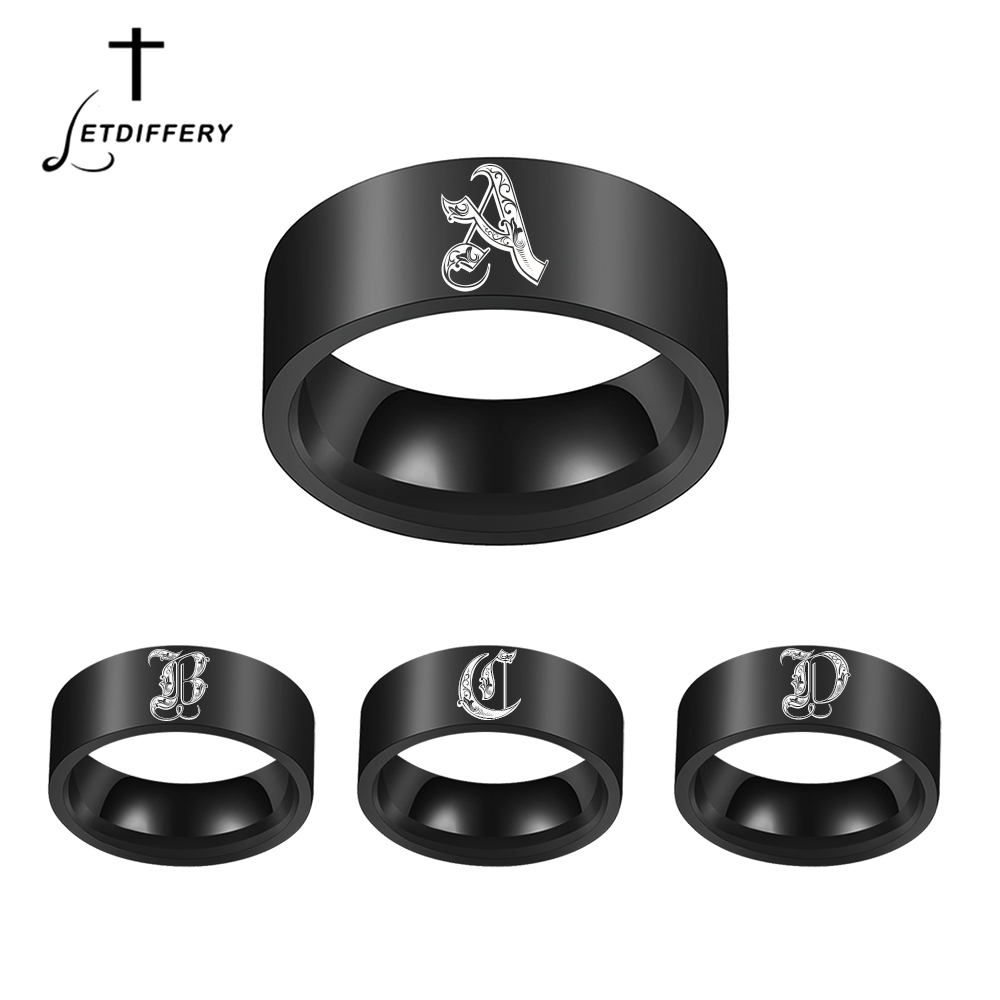 Letdiffery, anillos con inicia - Z Vintage Fashion reseña y precio
