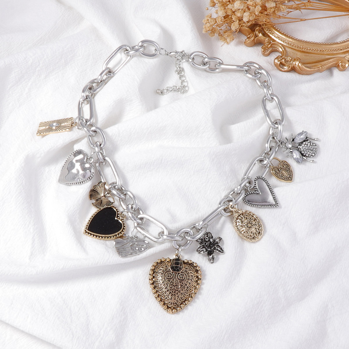 Collar vintage Z - Cadena grue - Z Vintage Fashion reseña y precio